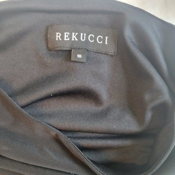 Rekucci Women's Flippy Fit N' Flare Dress with 3/4 Sleeves Size 10 - Picture 6 of 7